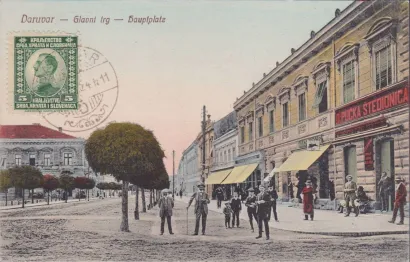 Primjer ručno bojane razglednice iz tridesetih godina pro&scaron;log stoljeća/Foto: Privatni album