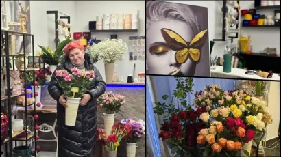 Foto: Poznata daruvarska cvjećarka Andrijana Vinković Andy/Foto: Privatni album