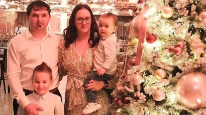 Mario Husak sa svojom obitelji/Foto: Privatni album