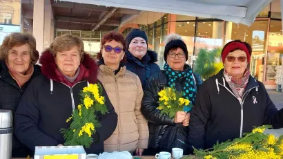 Članice daruvarske Lige prezadovoljne su odazivom/ Foto: Liga protiv raka Daruvar