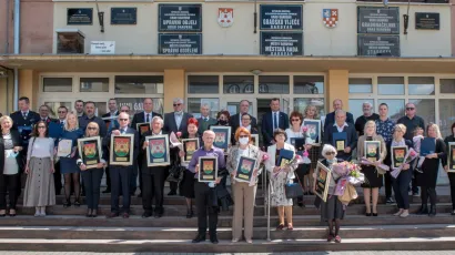 Pro&scaron;logodi&scaron;nji dobitnici gradskih priznanja/Foto: Grad Daruvar