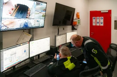 Soba iz koje se nadzire proizvodni proces u Elektrani/Foto: &Scaron;tefan Brajković 