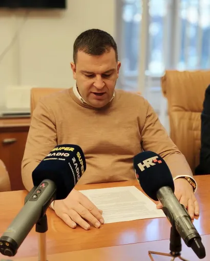 Bjelovarski gradonačelnik Dario Hrebak/Foto: Slavica Trgovac Martan