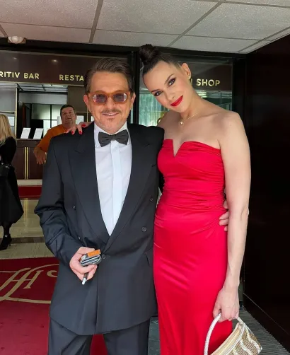 Kristina s Draganom Bjelogrlićem/Foto: Privatni album