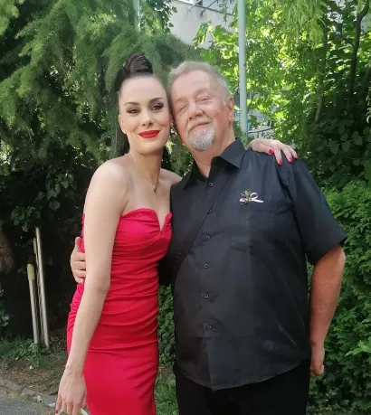 U dru&scaron;tvu Borisa Benčića/Foto: Privatni album