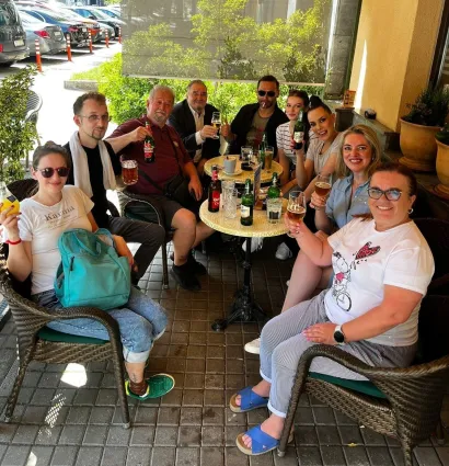 Požežani su se na snimanju odlično proveli/Foto: Privatni album