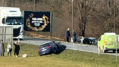 Prometna se dogodila kod rijeke Velike/Foto: Čitatelj