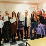 Ove žene uspje&scaron;no su zavr&scaron;ile osposobljavanje za knjigovotkinje/Foto: Pučko otvoreno učili&scaron;te Daruvar 