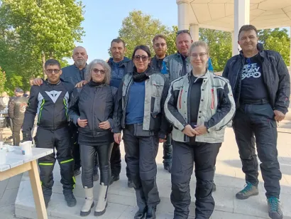 Na budnicu su stigli i Daruvarčani koji su vozili za Stelu Novaković i Gorana Bencea/Foto: Slavica Trgovac Martan