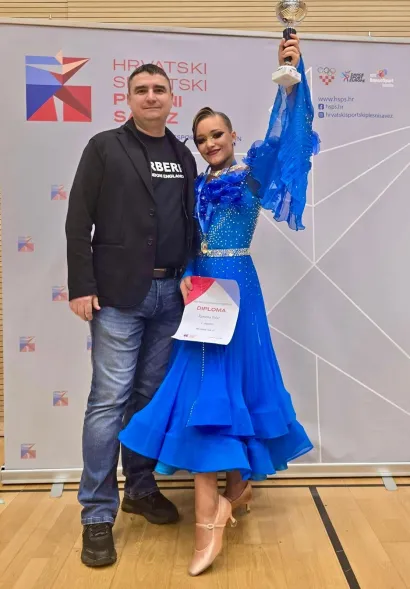 S glavnim trenerom Matijom Novoselom/Foto: Privatni album