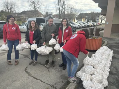 Foto: Crveni križ Gare&scaron;nica