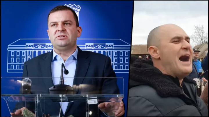 Dario Hrebak je najavio da zbog Dabre neće doći na sljedeći sastanak koalicije/Foto: Damjna Tadić/CROPIX, screenshot 