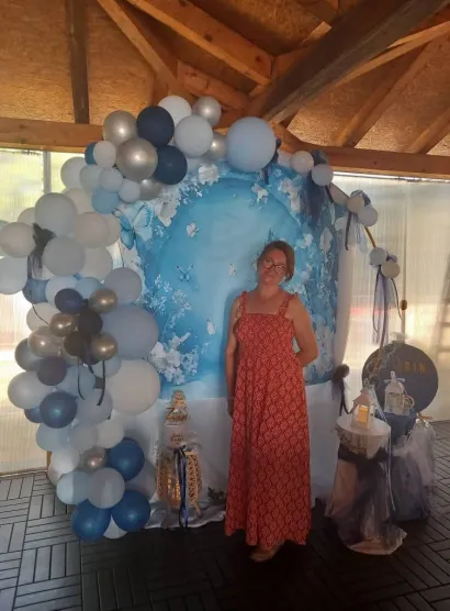 Danas uređuje prostor za različite prigode/Foto: Privatni album