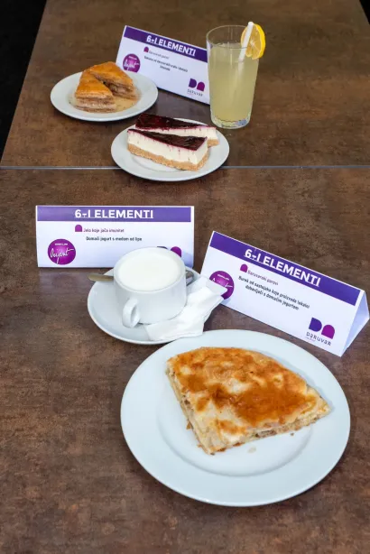 Farukov burek, jogurt, baklava, torta i limunada također je dio priče 6-i elementi/Foto: Predrag Uskoković