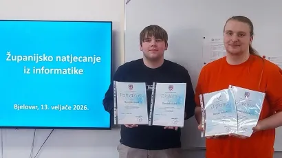Mladi računalni stručnjaci iz zavr&scaron;nog rada zaslužili su čistu peticu/Foto: Tehnička &scaron;kola Daruvar