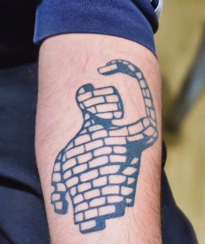 Tetovaža koju mu je napravio daruvarski tattoo majstor Ivan Molnar - uvijek se može&scaron; nadograditi/Foto: Nikica Puhalo/MojPortal.hr