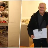 Autor pobjedničke fotografije Pjer Jagetić iz Ivanca u dru&scaron;tvu saborske zastupnice i biv&scaron;e gradonačelnice Pakraca Anamarije Blažević/Foto: Pakrački list