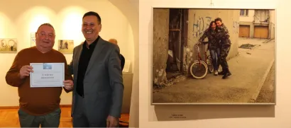 Zdenko Ježovit iz Križevaca osvojio je 3. mjesto za fotografiju "Ljubav u ratu"/Foto: Pakrački list