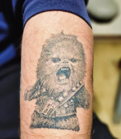 Nagrađena tetovaža Baby Chewbacce/Foto: Nikica Puhalo/MojPortal.hr