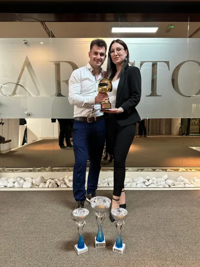 Na svečanoj dodjeli u Zagrebu/Privatni album