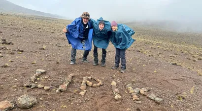 Dabo, Vanja I Senka u Africi/Foto: Privatni album