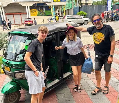 Dabo, Senka i Vanja već su obi&scaron;li cijelu Arushu/Foto: Privatni album