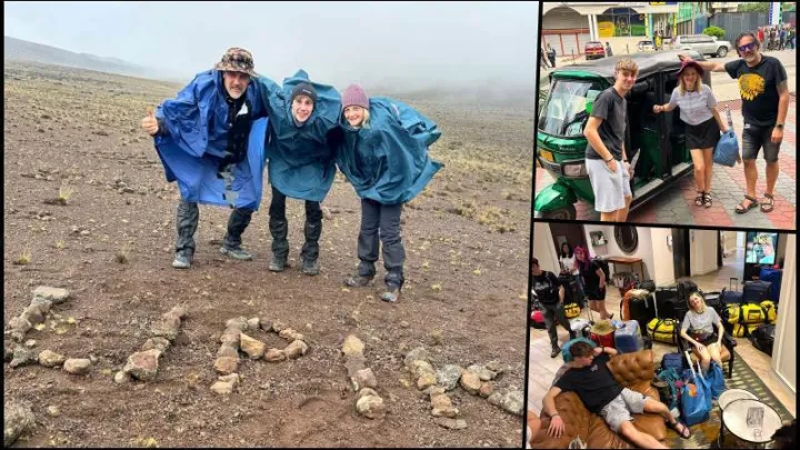 Dalibor Horvat Dabo u Afriku je otputovao sa suprugom Senkom i sinom Vanjom/Foto: Privatni album