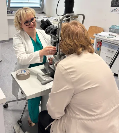 Mnogi su iskoristili priliku da provjere vid/Foto: Opća bolnica Bjelovar