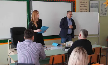 Natjecanje je otvorio ravnatelj Robert Marinić/Foto: Obrtnička &scaron;kola Bjelovar