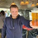 Pivovara Slavonica i njezin vlasnik Marko Barčan nudila je, između ostalog, svoje poznato Grof pivo/Foto: Nikica Puhalo/MojPortal.hr