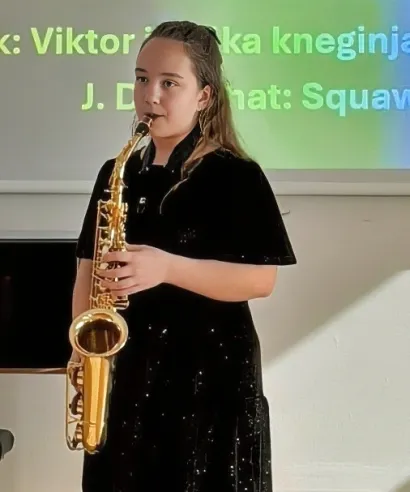 Tania obožava saksofon/Foto: Privatni album