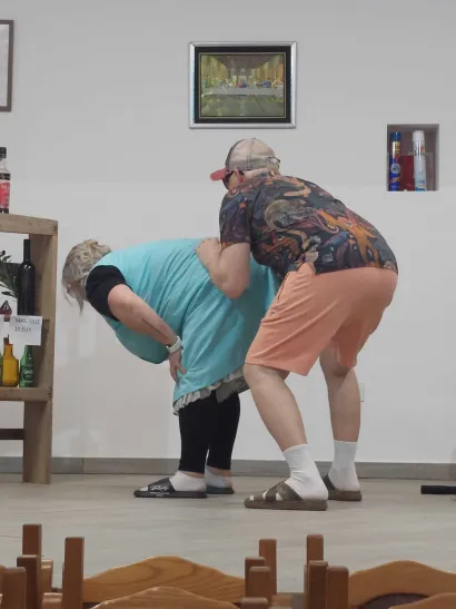 Detalj iz najnovije predstave/Foto: Foto: LAK Danjgube