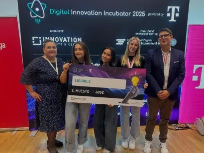 Na Digitalnom inovacijskom inkubatoru EBB je osvojila drugo mjesto/Foto: Privatni album