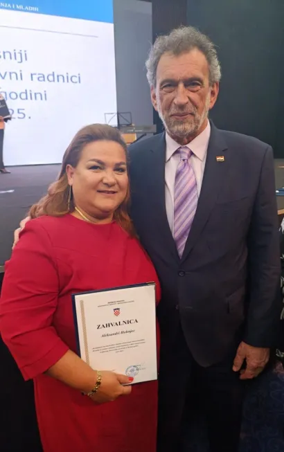 S ministrom Radovanom Fuchsom/Foto: Privatni album