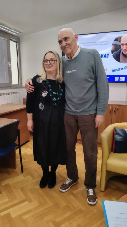 S prof. Alicom Bačeković Mitrović/Foto: Slavica Trgovac Martan