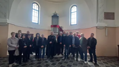 U obnovljenoj crkvi u Velikoj Pisanici/Foto: Zajednica Mađara Velika Pisanica