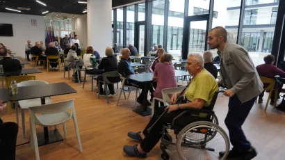 Prvi korisnici smje&scaron;taja stigli su u daruvarski Veteranski centar/ Foto: Tomislav Kukec/MojPortal