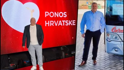  Ivan Žunić iz Stare Plo&scaron;ćice, vozač Čazmatrnsovog autobusa/Foto: Privatni album