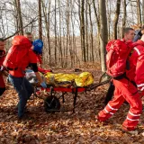 Transport ozlijeđenog planinara/Foto: Predrag Uskoković/Grad Daruvar