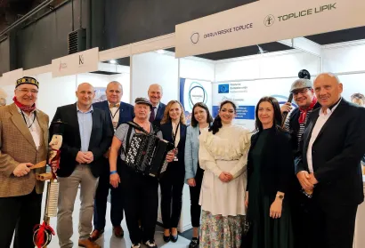 &Scaron;tand su, među ostalima, obi&scaron;li i saborski zastupnik Vladimir Bilek i zamjenica župana Tanja Novotni Golubić/Foto: Daruvarske toplice