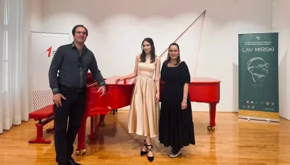 Na međunarodnom natjecanju u Osijeku/Foto: Privatni album