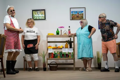 Ladislavski glumci u akciji/Foto: Sa&scaron;a Selihar