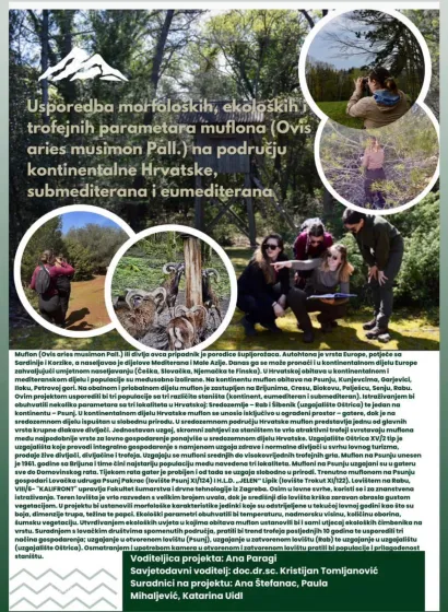 Ana Parag diplomirala je temi o muflonima/Foto: Privatni album