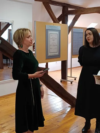 Marina Kamber i Martina Krivić Lekić/Foto: HAZU Bjelovar