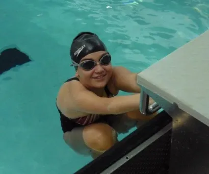 Plivati je naučila s tri godine/Foto: Privatni album