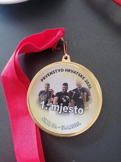 Nova medalja u Jasenkovoj kolekciji/Foto: Privatni album