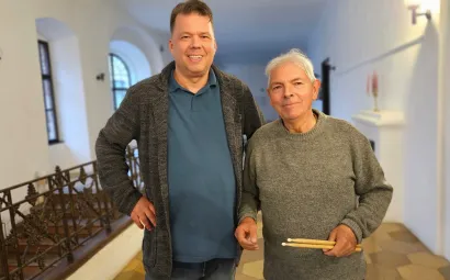 Profesor Danijel Rajković i Željko Paić/Foto: Nikica Puhalo/MojPortal.hr