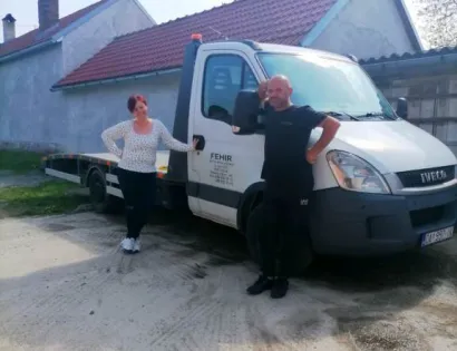 Supružnici Fehir imaju vučnu službu u Velikom grđevcu/Foto: Privatni album