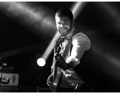 Na pozornici se osjeća kao doma/Foto: Privatni album