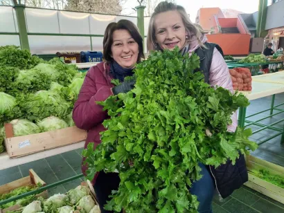 Daruvarskim kupcima proizvodi s OPGa Stijak već su jako dobro poznati/Foto: Gradska tržnica Daruvar